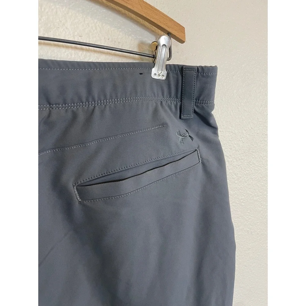 Under Armour Golf Shorts‎ Mens Size 36 Lose Heatgear Gray Performance Activewear
